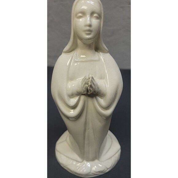 VTG 70s Holland Mold Ceramic Glazed Nativity Mary Joseph Baby Jesus Religious - Picture 11 of 16